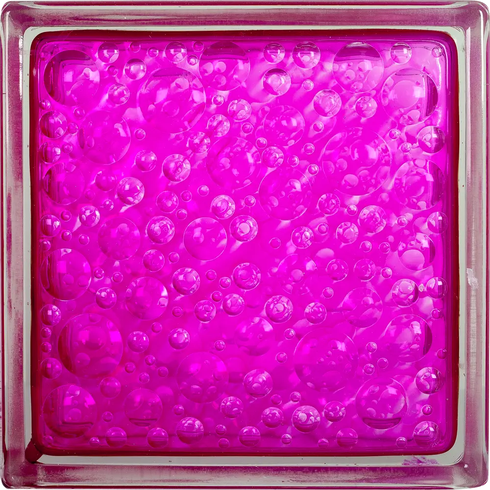 Стеклоблок Богема Савона цвет ярко-малиновый VITRABLOCK STLM-2034522 - Вид №2