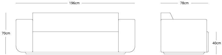 Liqui Contracts Диван из ткани Fraser sun-id-1442804 - Вид №6