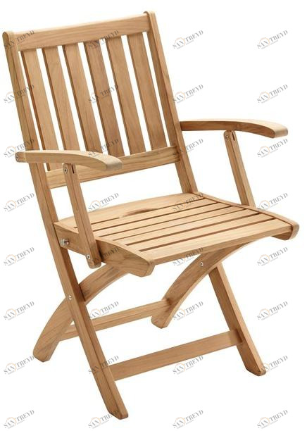 solpuri Складной садовый стул из тикового дерева с подлокотниками Windsor sun-id-1426346