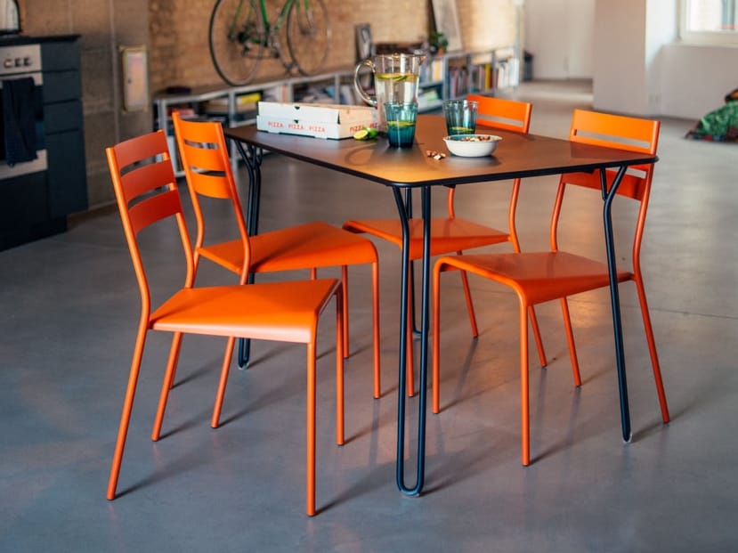 Стальной штабелируемый садовый стул Fermob FACTO ARCH-00136137 - Вид №1