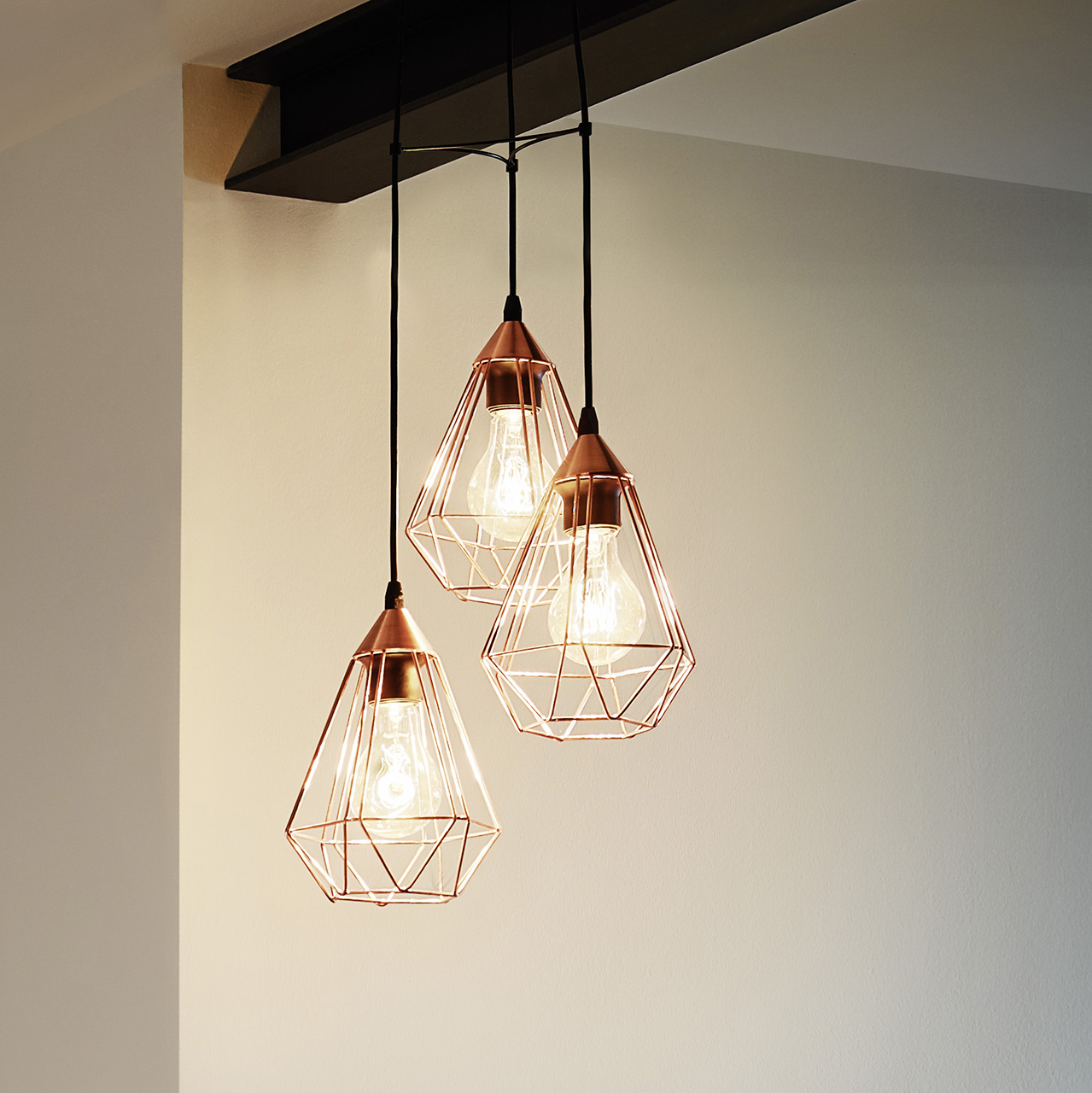 Подвесная люстра Eglo Tarbes 94196 EGLO STRIPE AMIGO 057036 Медь  - Вид №1