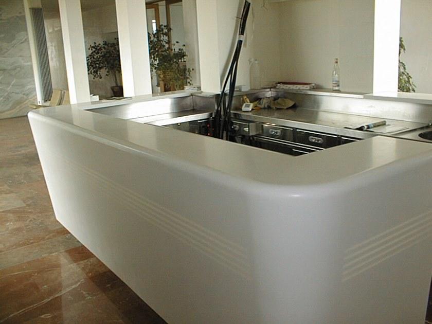 Ondulina Design Барная стойка из Corian® sun-id-1493502 - Вид №2