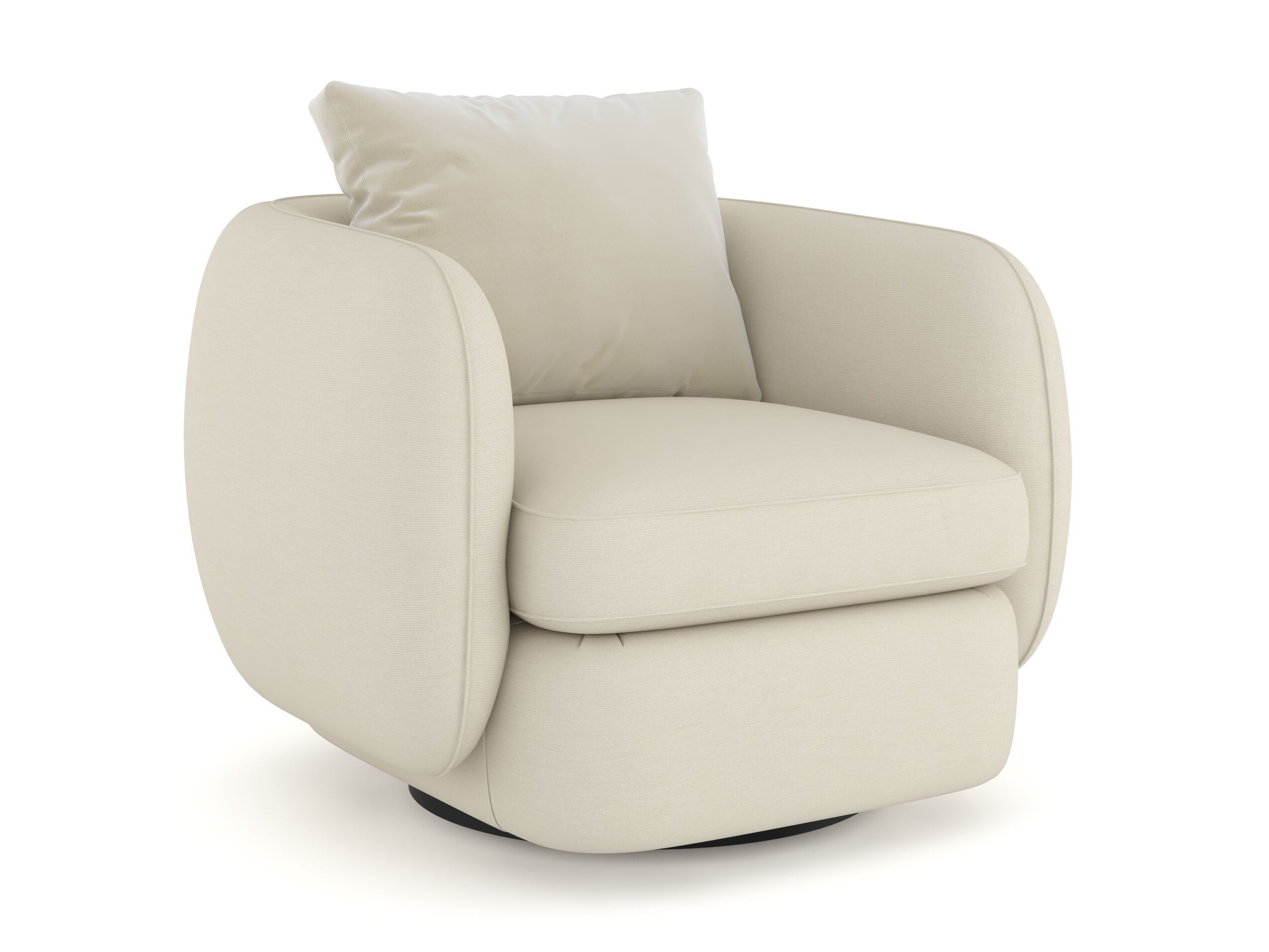 Тканевое кресло с подлокотниками Caracole Lumi ARCH-00038736