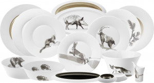 10660843 Hering Berlin Сервиз столовый Hering Berlin "Выбор Штефани Херинг. Охота" 6/43 Фарфор