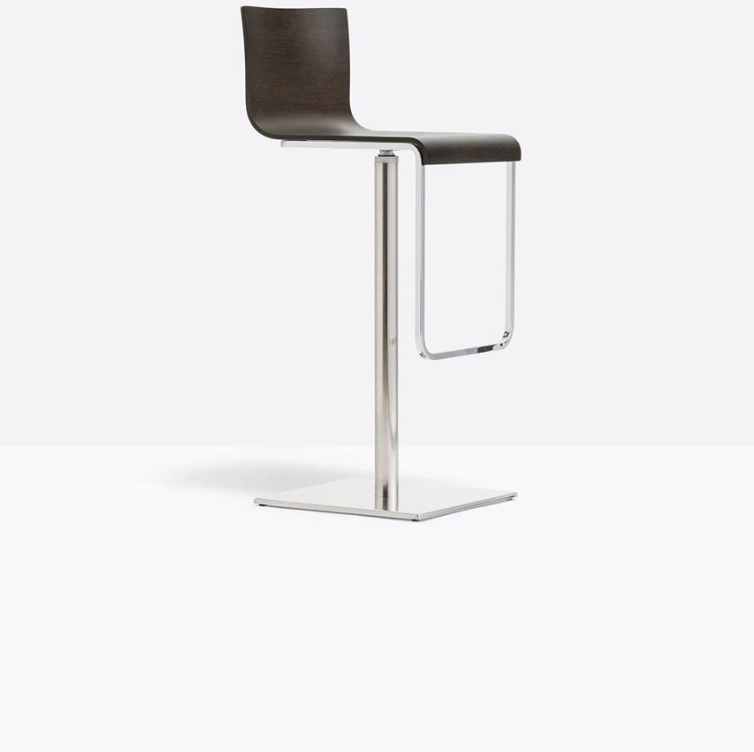 Pedrali Табурет высокий поворотный с подставкой для ног Kuadra sun-id-1489172 - Вид №2