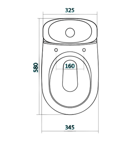 16266 Крышка сиденье для унитаза SANTEK  - Вид №1
