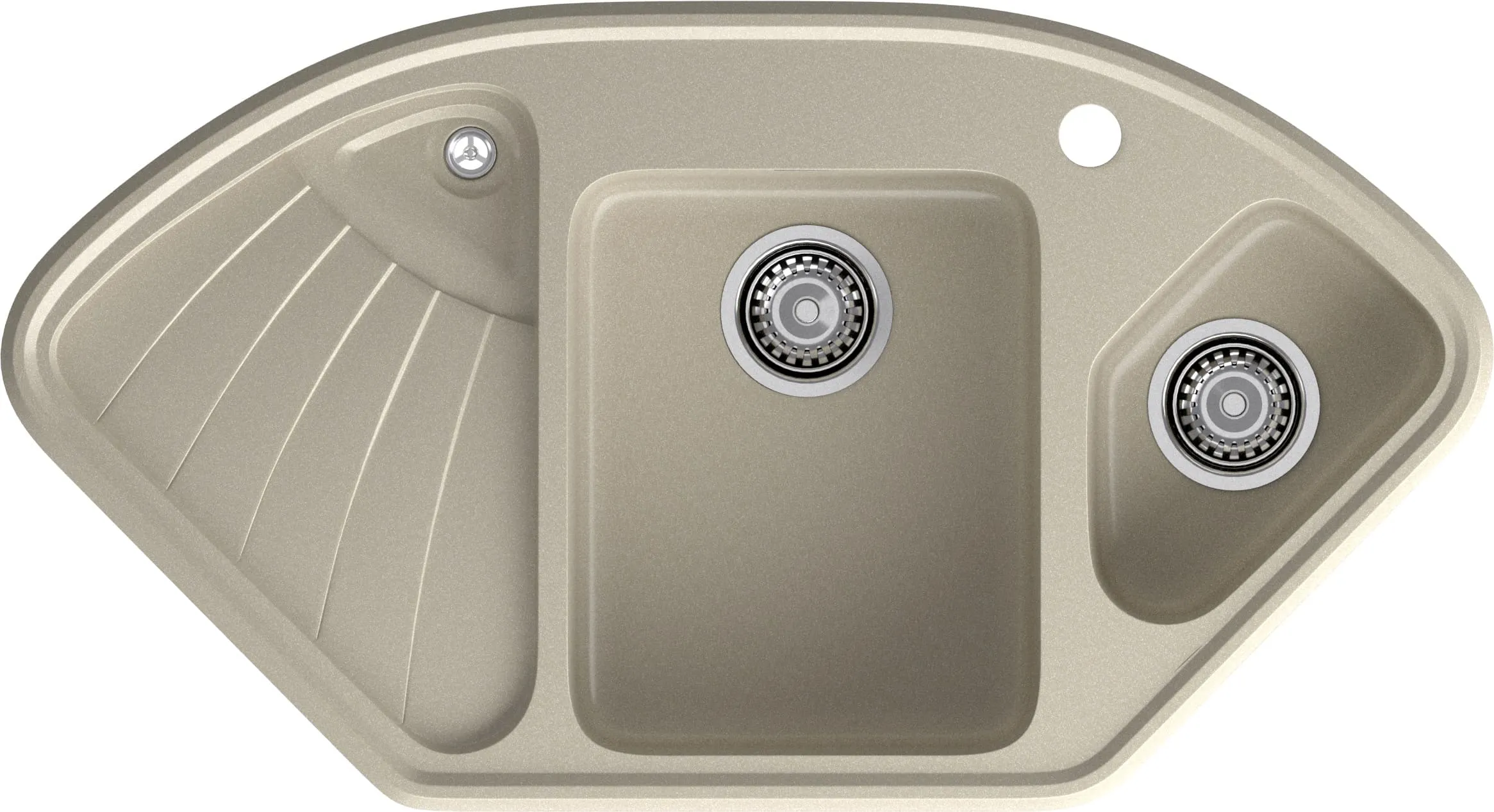 Кухонная мойка Искусственный камень CORNER S08 GranFest C-1040E-S08