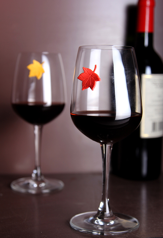 QL10104-MX Набор маркеров для бокалов leaf my glass, 6 шт. Qualy  - Вид №2