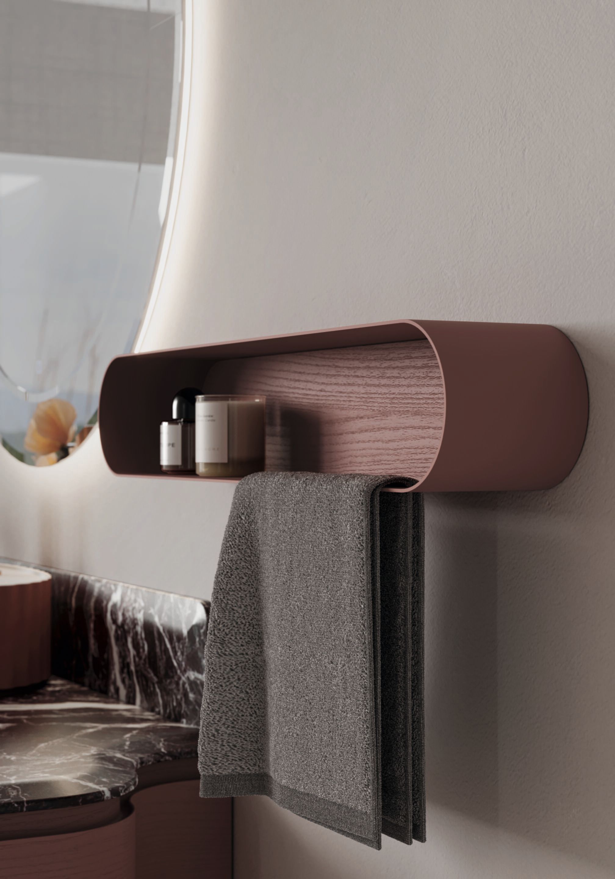 Полка для ванной Ideagroup ICEBERG ARCH-00069719 - Вид №1