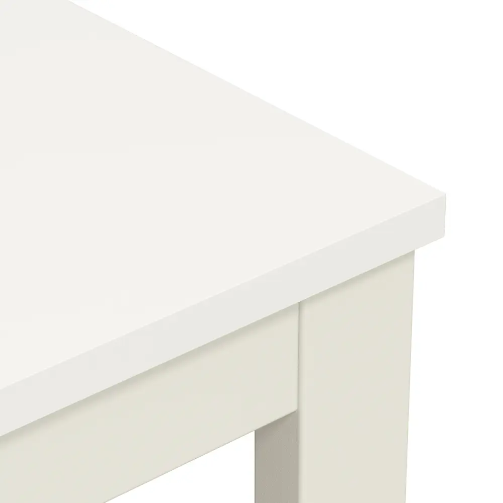 Стол кухонный TBL-005 раздвижной 79-109x75x 68 см прямоугольник ДСП цвет белый Santreyd Стол раздвижной STLM-2203640 - Вид №6