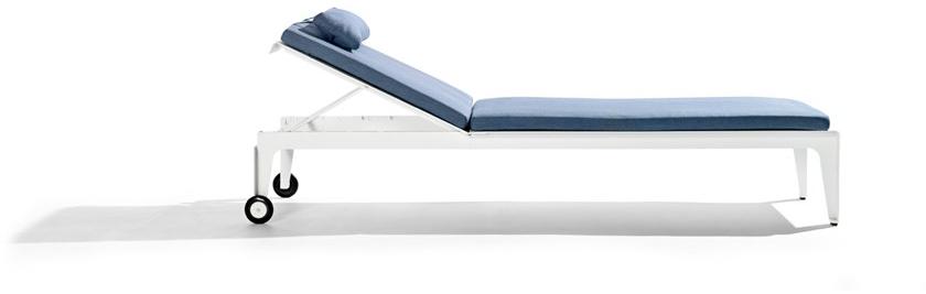 TRIBÙ Садовый шезлонг из алюминия Mirthe 07440 - Вид №1