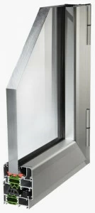 ALsistem Алюминиевое окно с терморазрывом Planet