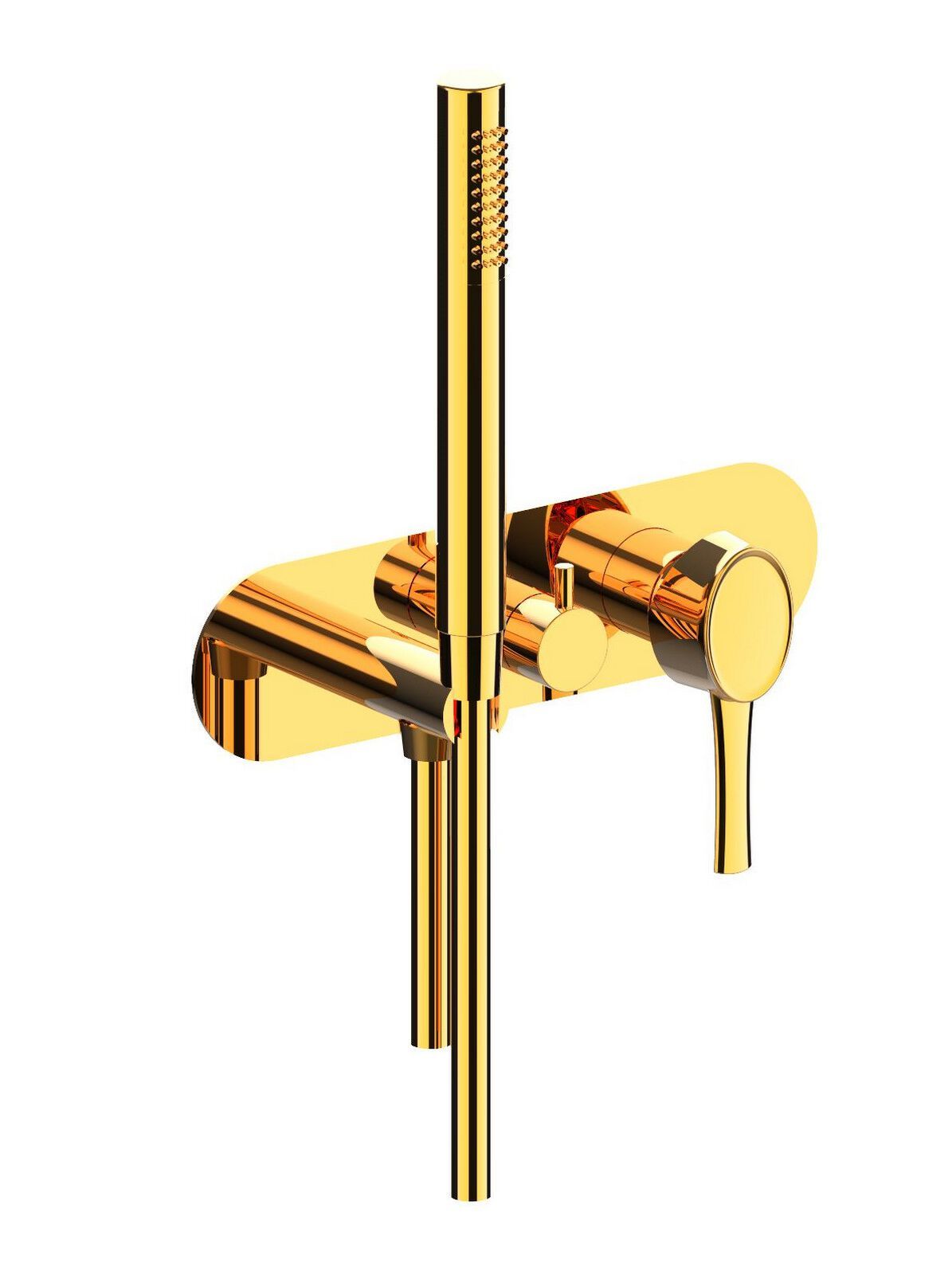 Встраиваемый смеситель для душа с 3 отверстиями и переключателем Rubinetterie Frattini отдельная эстетика ARCH-00147351 - Вид №4