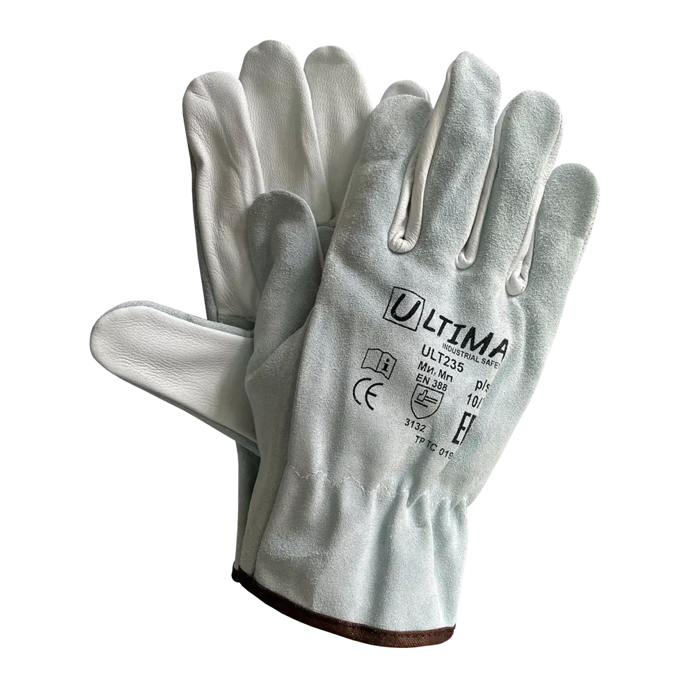 Перчатки кожаные со спилком Ultima ULT235, размер 10 / XL STLM-2121687