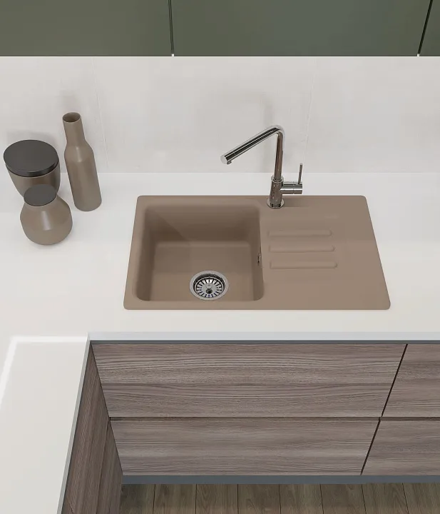 Кухонная мойка Искусственный камень SMART S603 GranFest 680-S603 - Вид №4