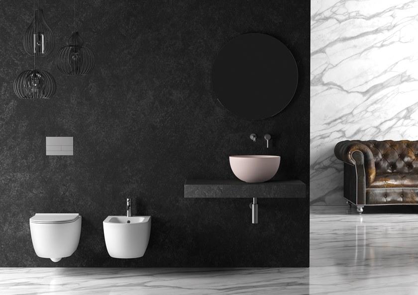 32220101,32240101 Подвесной унитаз настенный Белый Alice Ceramica UNICA Италия - Вид №6