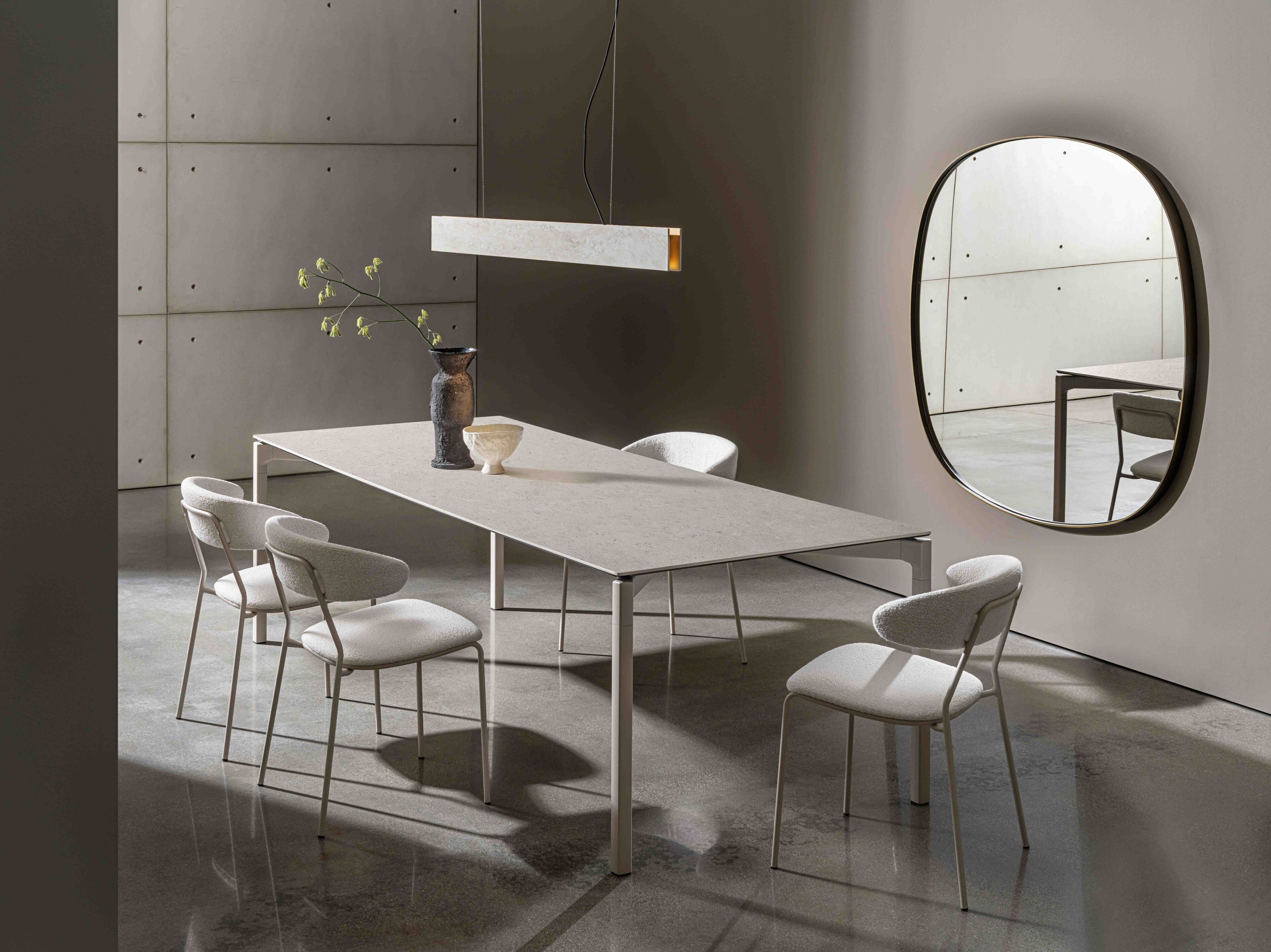 Прямоугольный керамический стол Sovet Italia Bone ARCH-00001855