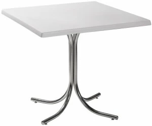 2552 Стол Rozana 80*80 белый R-HOME