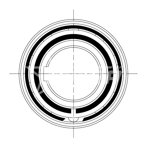 IS861 Обгонная муфта US17 (AS17) ISKRA  - Вид №2