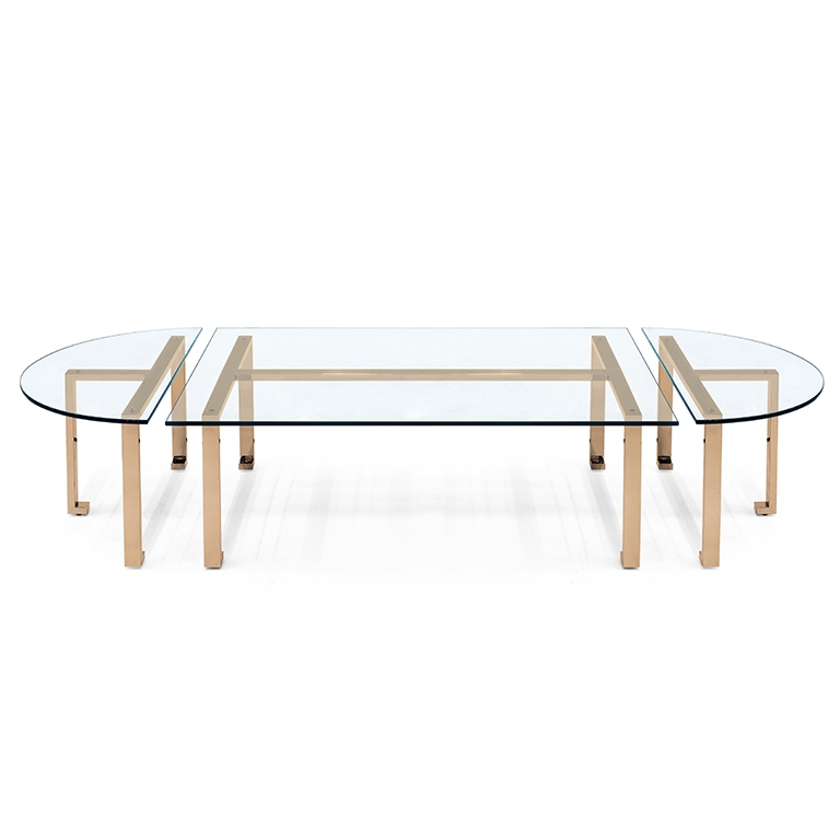 450149-28 ABHIKA КОФЕЙНЫЙ СТОЛ KOMPO H40 200X80 COPPER  - Вид №1