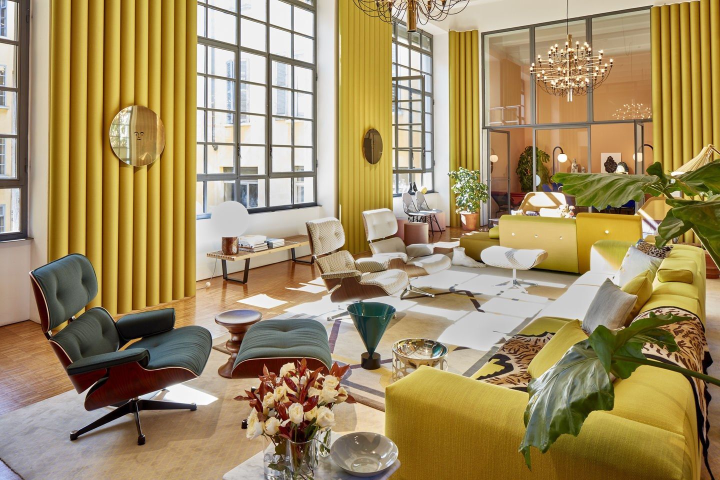 Кожаная спицевая подставка для ног VITRA Eames Lounge Chair ARCH-00037584 - Вид №7