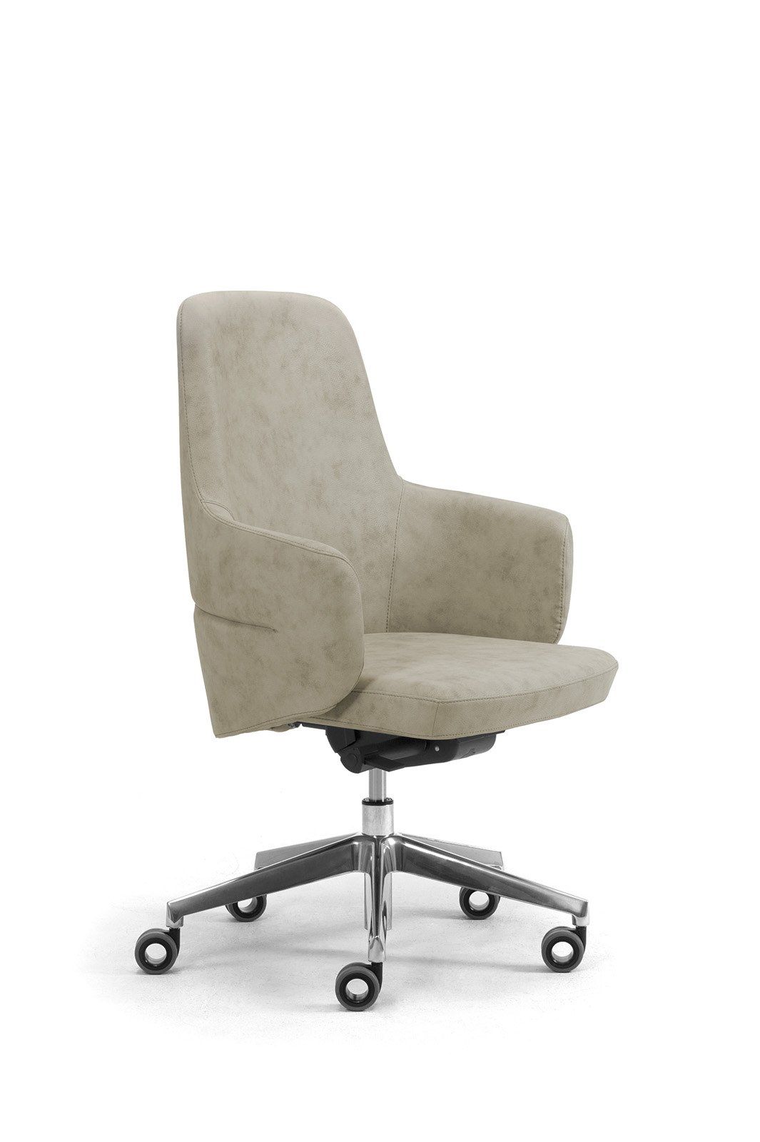 Регулируемое по высоте кожаное офисное кресло с подлокотниками Leyform ARCH-00079708 - Вид №7