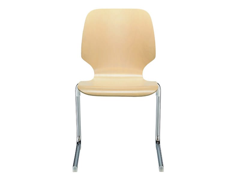 Деревянный шпон консольный штабелируемый стул Brunner ARCH-00079271 - Вид №14