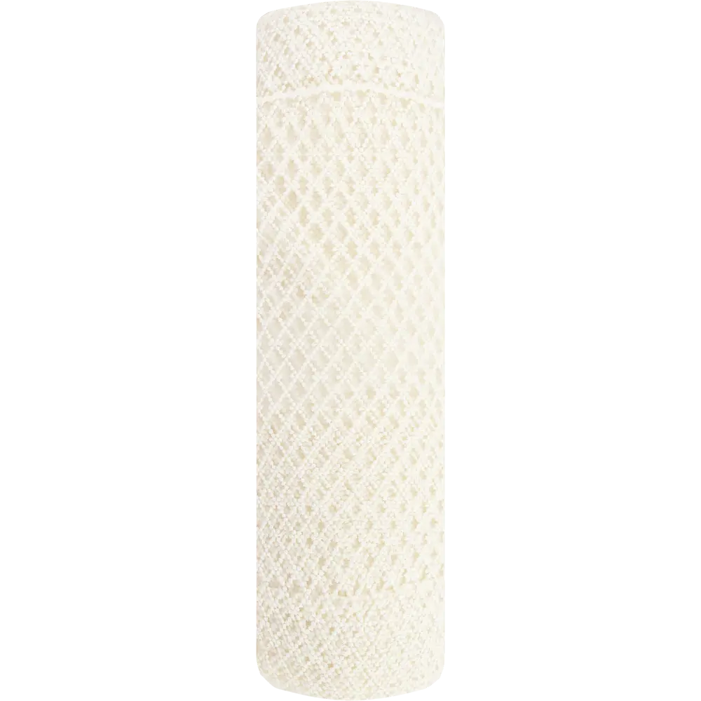 Тюль с вышивкой «Ромбики» сетка 290 см цвет кремовый ELIT HOME STLM-2082706 - Вид №3