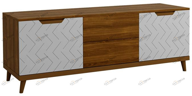 1450 ТВ-бокс Сканди Грей R-HOME 4009267h_Грей