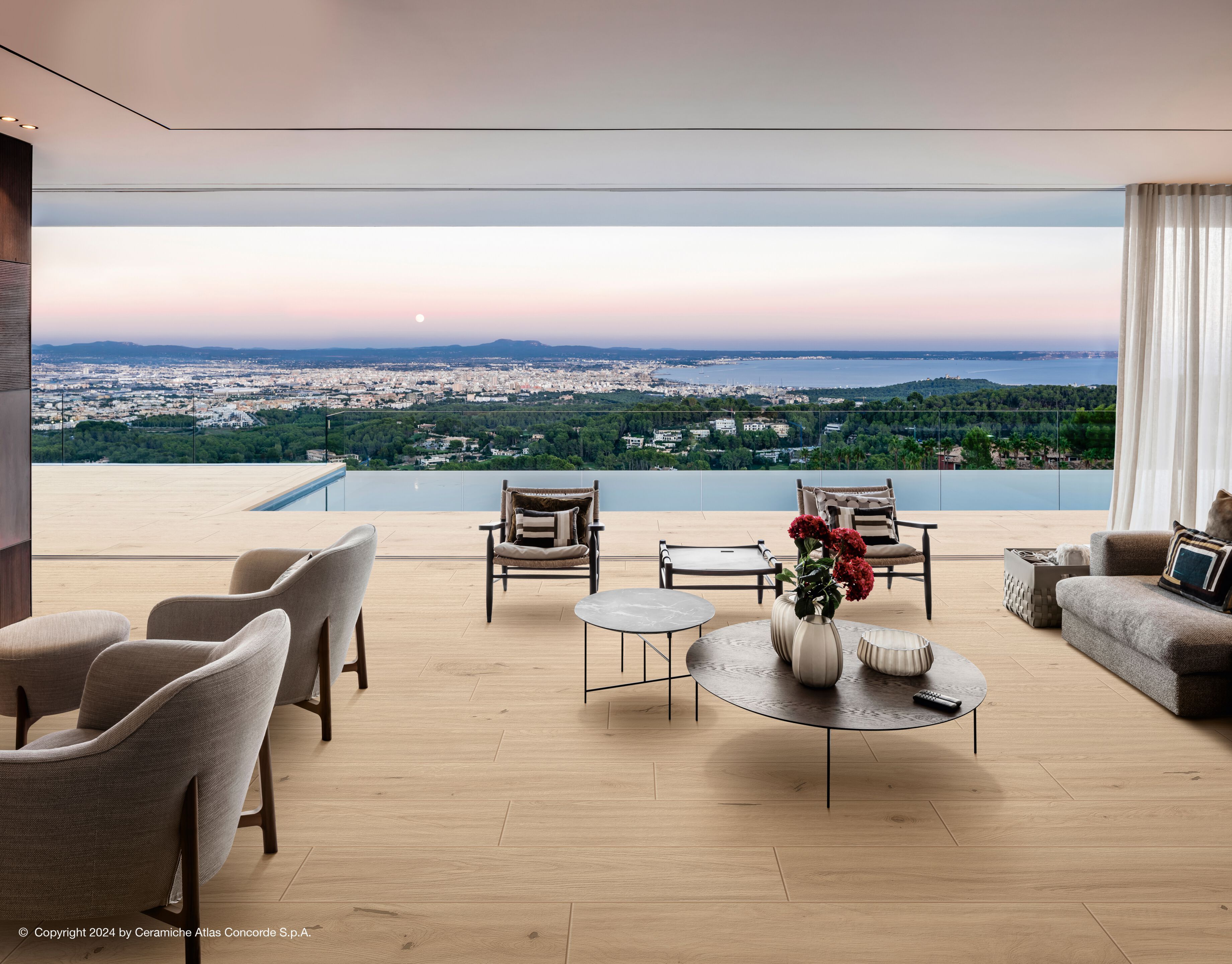 Напольное покрытие из керамогранита в помещении и на открытом воздухе с эффектом дерева Atlas Concorde журнал ARCH-00030139 - Вид №32