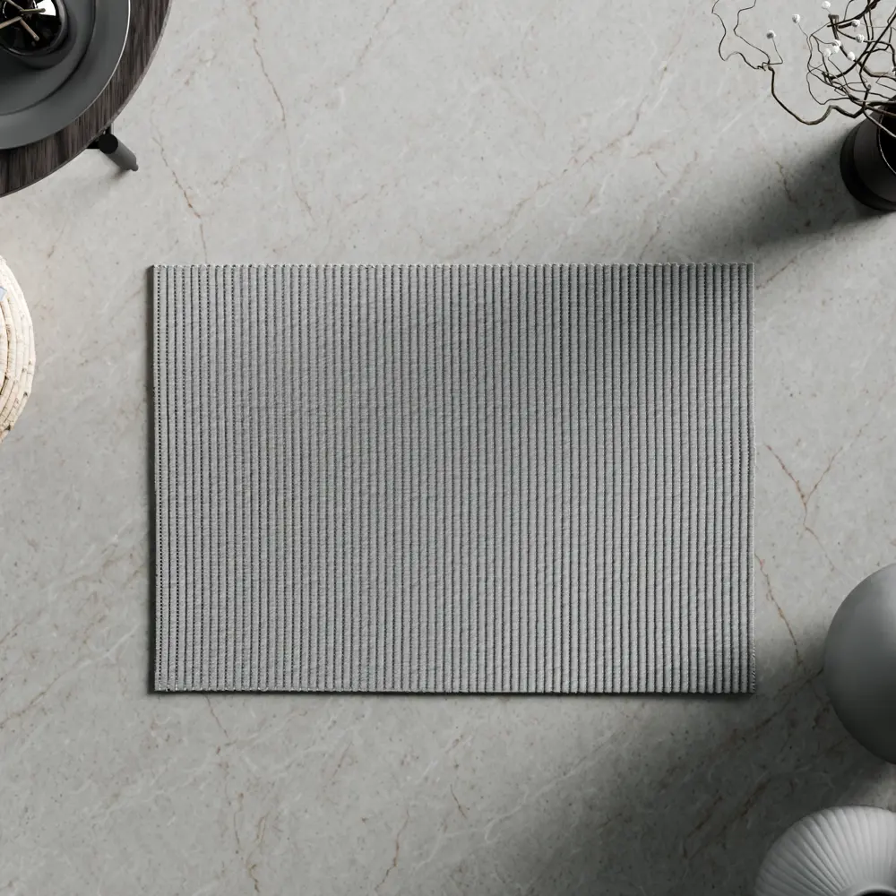 Коврик для ванной Vidage Saman 50x70 см цвет серый VASM04 STLM-2182087