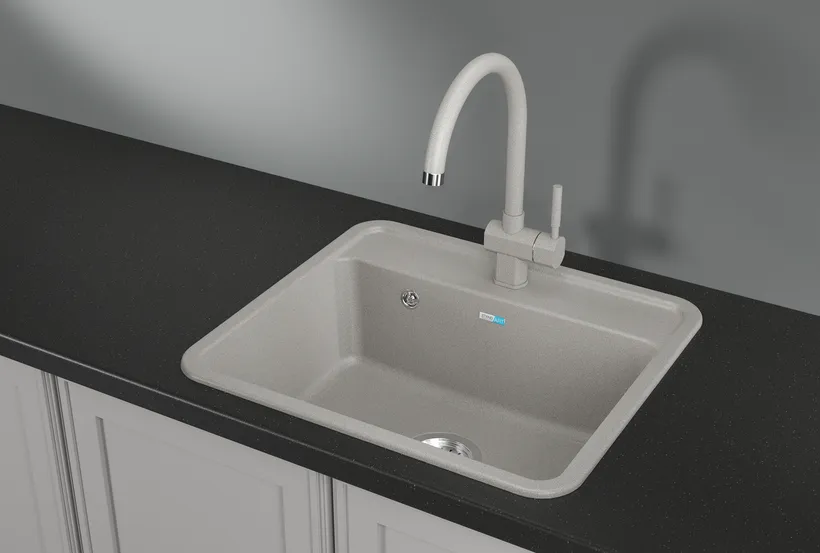 5601, БАЗАЛЬТ, кухонная мойка, СтандАРТ кварц GRANULA Standart 5601-ST40