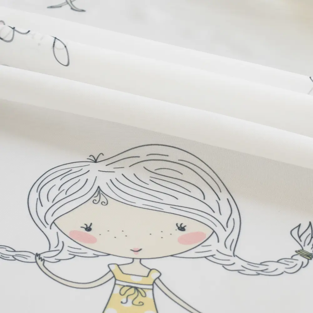 Тюль на ленте Девочка 250x260 см цвет розовый GARDEN STLM-2044048 - Вид №3