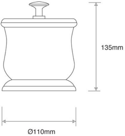 Gentry Home Держатель для хлопка из металла Dame sun-id-1411423 - Вид №2