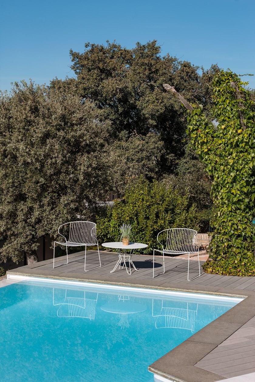 iSimar Штабелируемое садовое кресло из стали с подлокотниками Bolonia 9152 - Вид №5