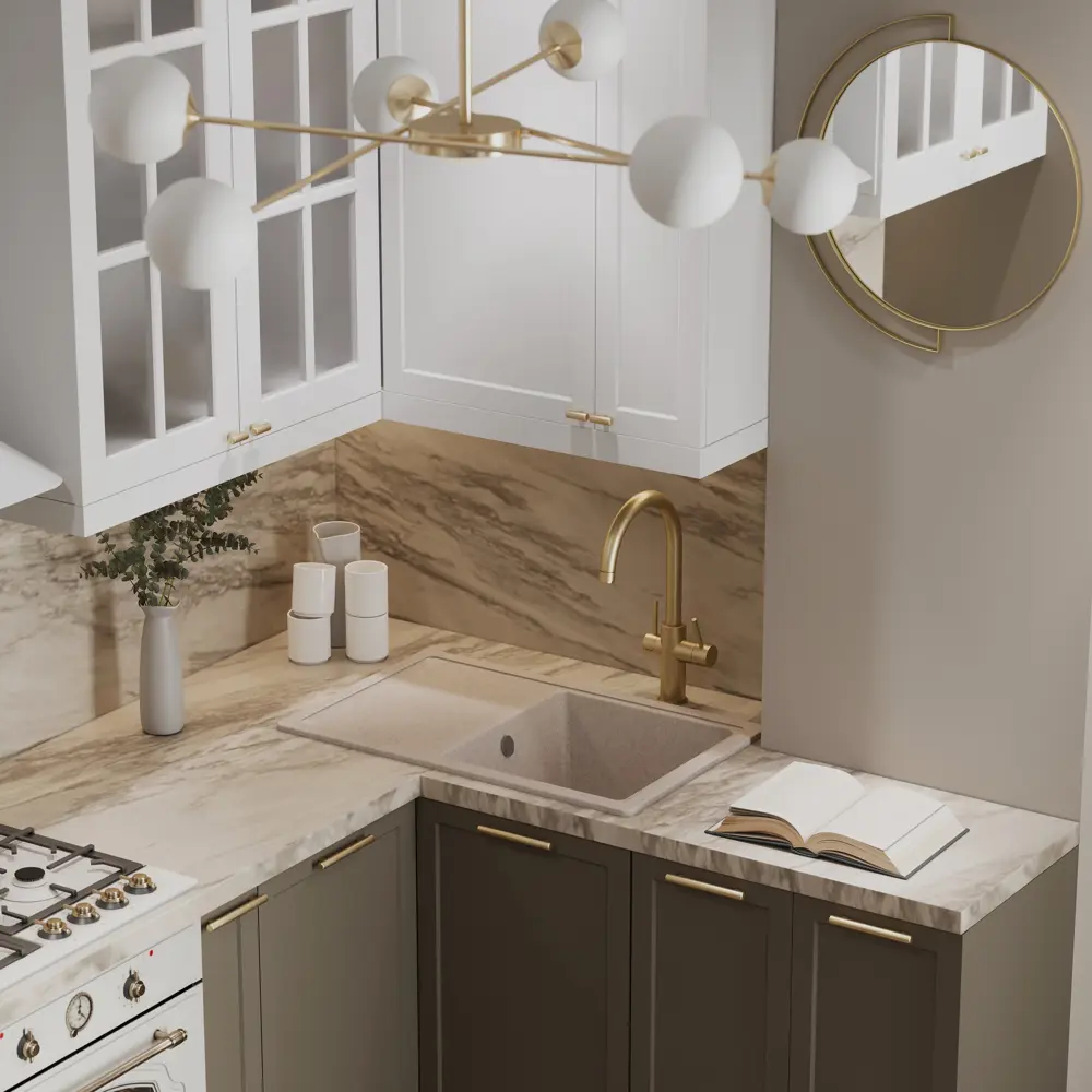 Фасад для кухни Delinia ID Ньюпорт 39.7×25.3 см матовый с филенкой 82010412 STLM-0017298 - Вид №8
