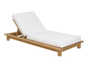 Садовая кровать с откидной спинкой из ткани