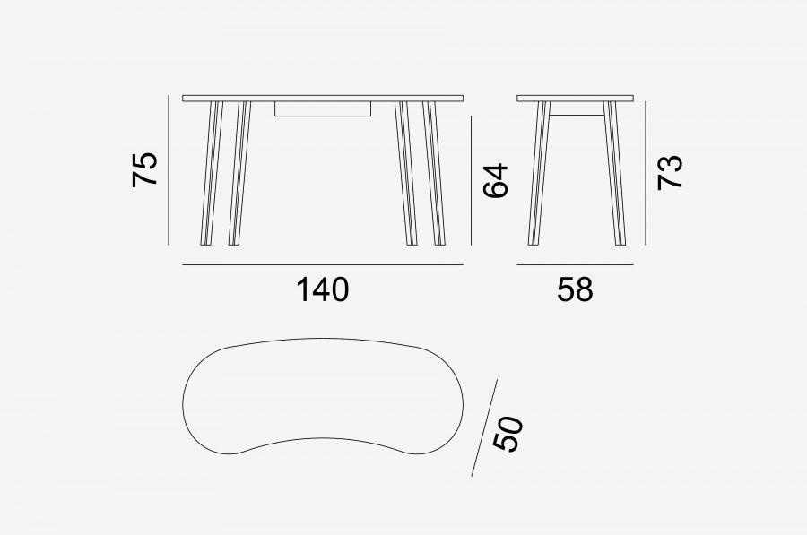 Gervasoni Стол из орехового дерева Beds sun-id-1453095 - Вид №4