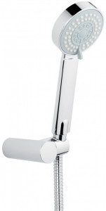 143CR Ручной душ 143: лейка, шланг, крепеж, цвет хром