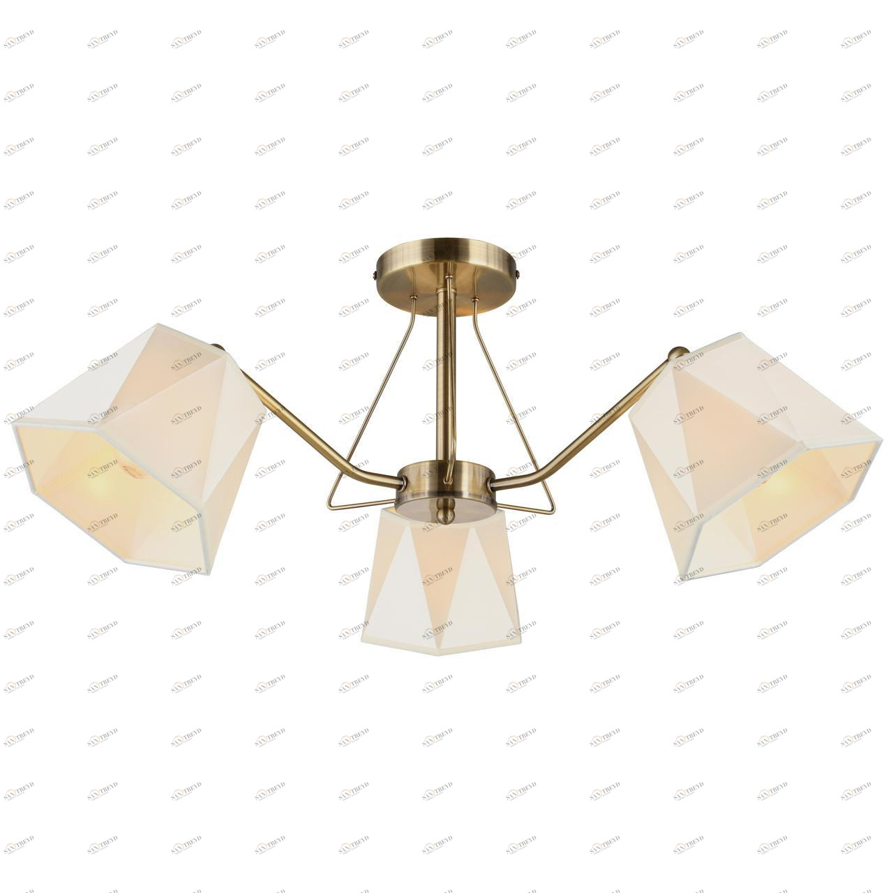 Потолочная люстра Omnilux Rapallo OML-65007-03 OMNILUX RAPALLO 328879 Белый;бронза 