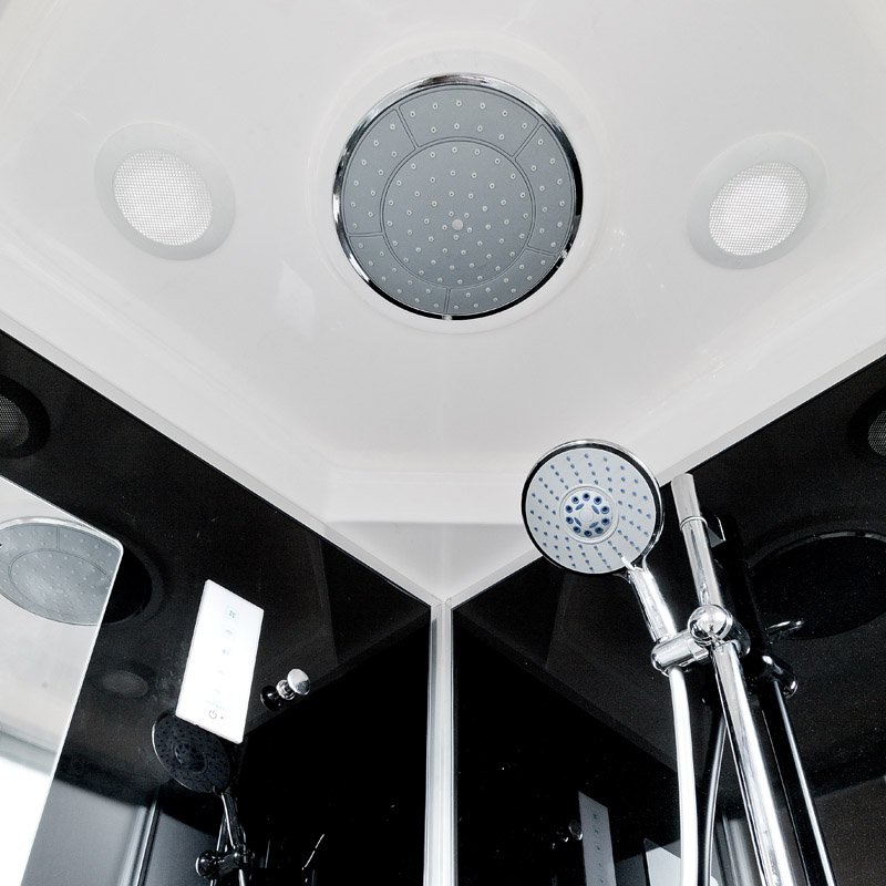 D08S Душевая кабина DETO Серия D B01S LED BLACK - Вид №15