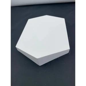 3D панель гипсовая Quadrum белая 15x23.7 см 10 шт.