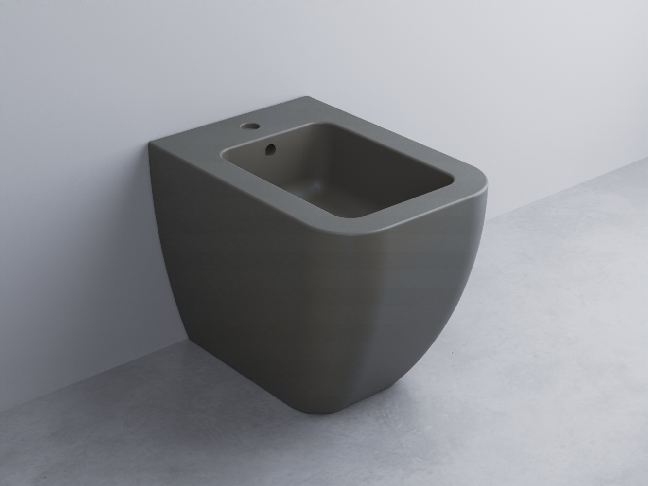 SHCOBI-CM Биде напольное с одним отверстием под смесителем cielo Shui Comfort Ceramica Cielo