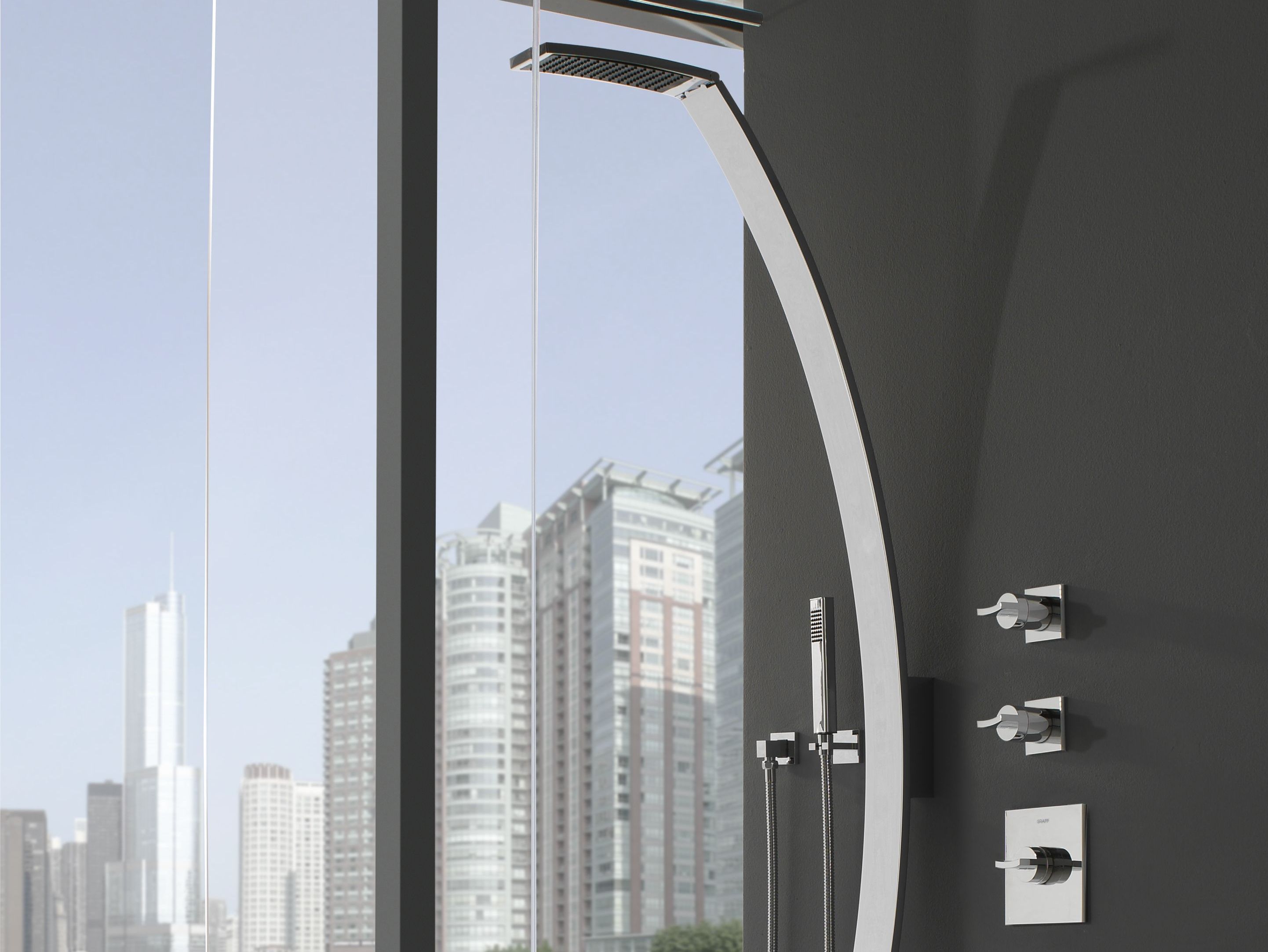 Настенная душевая колонна с душем Graff ARCH-00061618