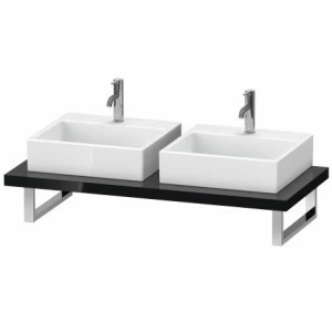 XL103C04040 Консоль для накладных раковин и встраиваемых умывальников, Толщина консоли 45 мм X-Large #XL103C 550 мм Черный глянцевый лак