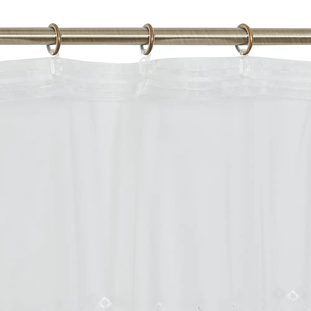 Тюль на ленте «Ромбик» 300x280 см цвет белый MIAMOZA STLM-2109528 - Вид №5