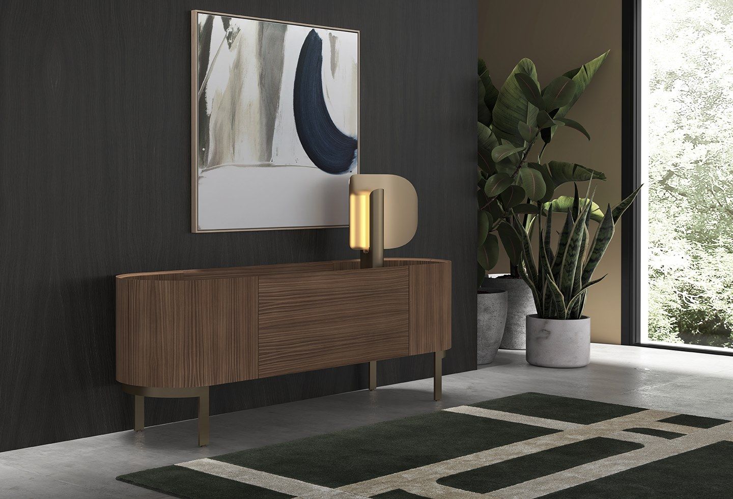 Алюминиевая светодиодная настольная лампа Punt Стокгольм ARCH-00090102 - Вид №9