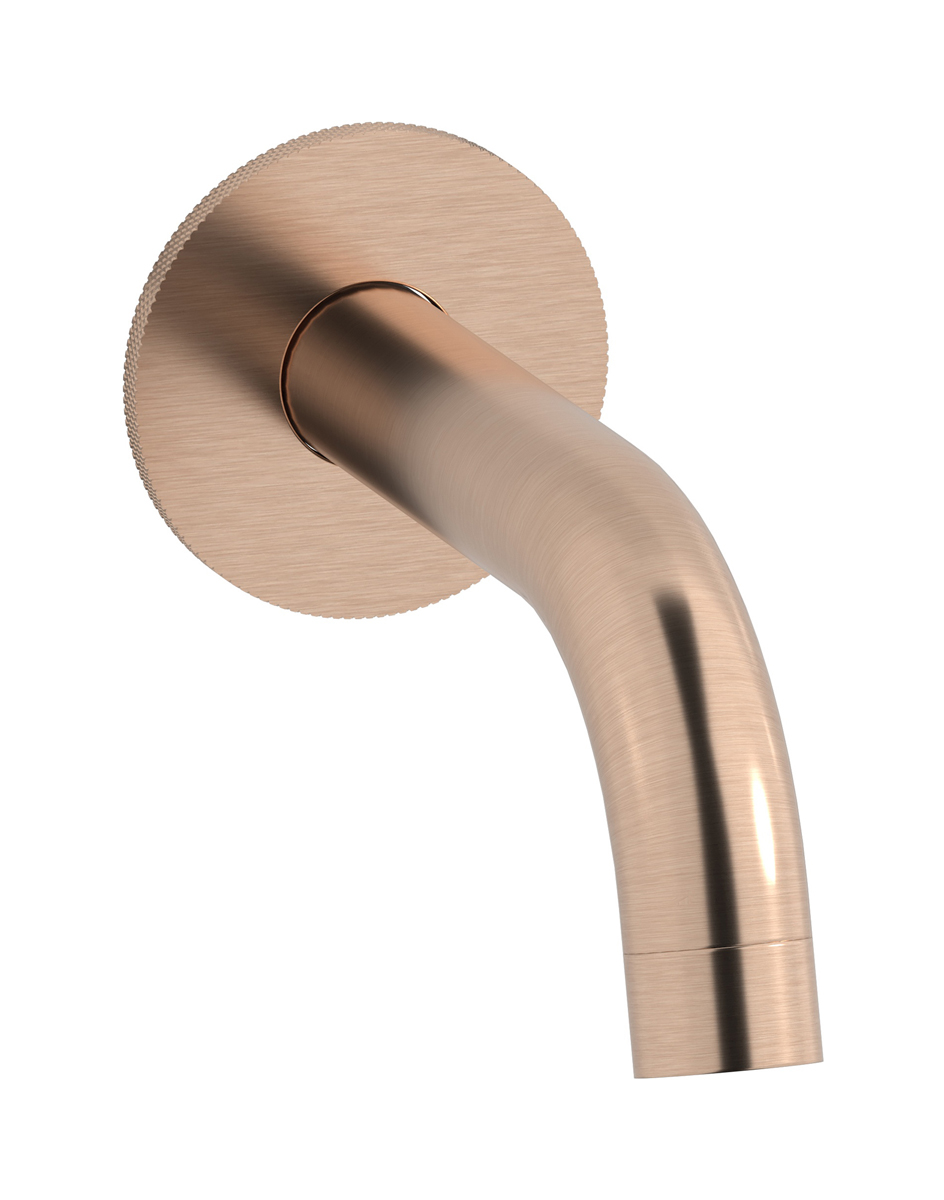 Настенный излив для ванны WE ARE IB id327sr_23 Brushed Rose Gold Industria