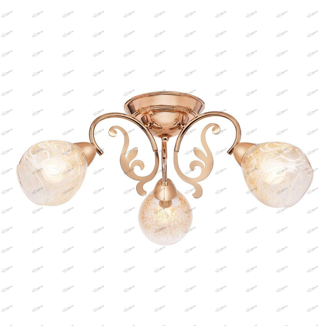 Потолочная люстра Silver Light Scroll 130.58.3 SILVER LIGHT SCROLL 183415 Золотой 