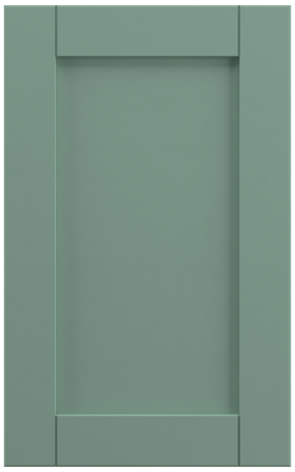 Фасады для кухни Кантри Фрезеровка «Лжевыборка» 803 Бирюзовая пастель SIDAK SIST683-13549